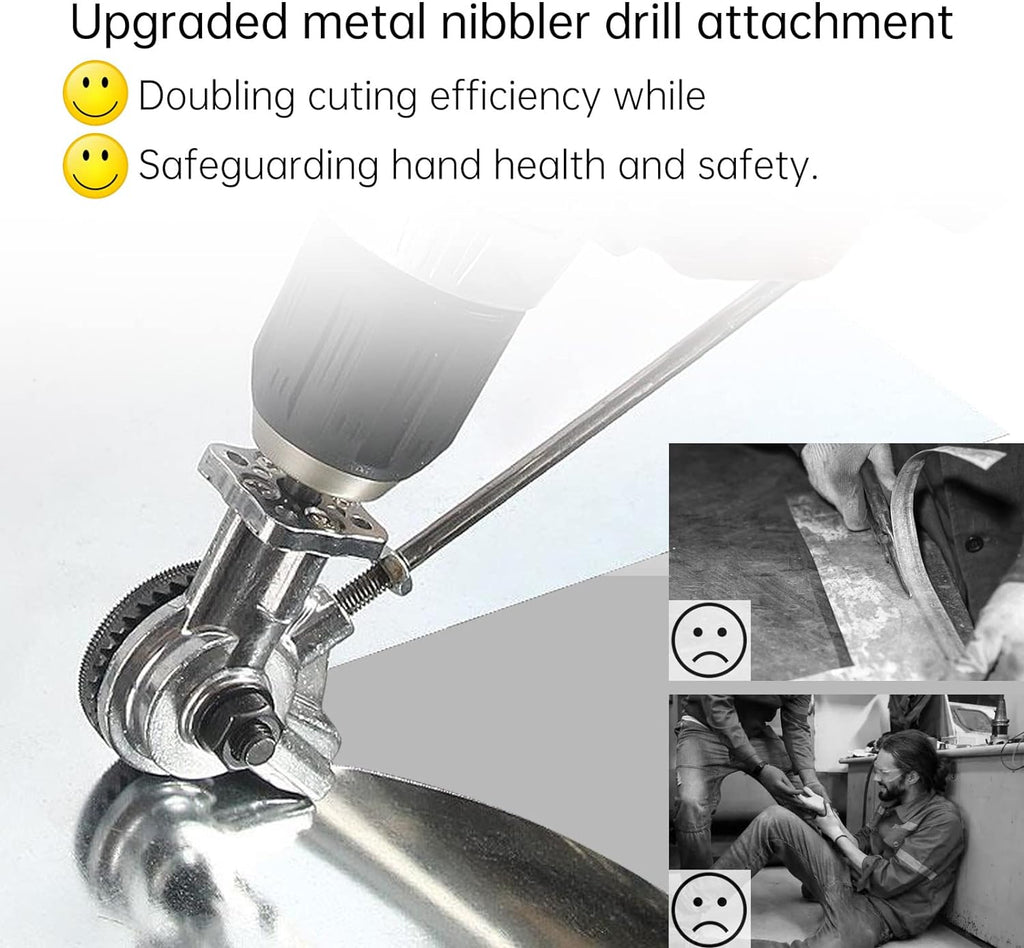 Metal Nibbler Drill Attachment