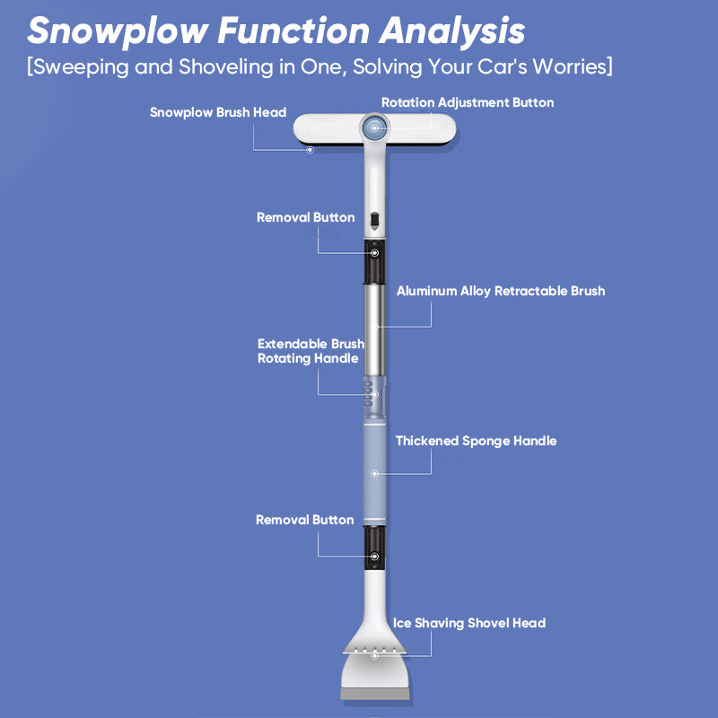 2-in-1 Snow Brush and Ice Scraper