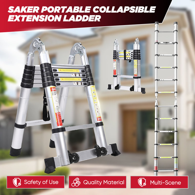 Portable Collapsible Extension Ladder