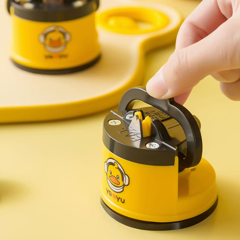 Multifunctional knife sharpener with suction cup
