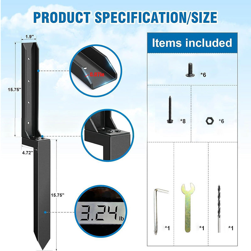 Fence Post Repair Kit