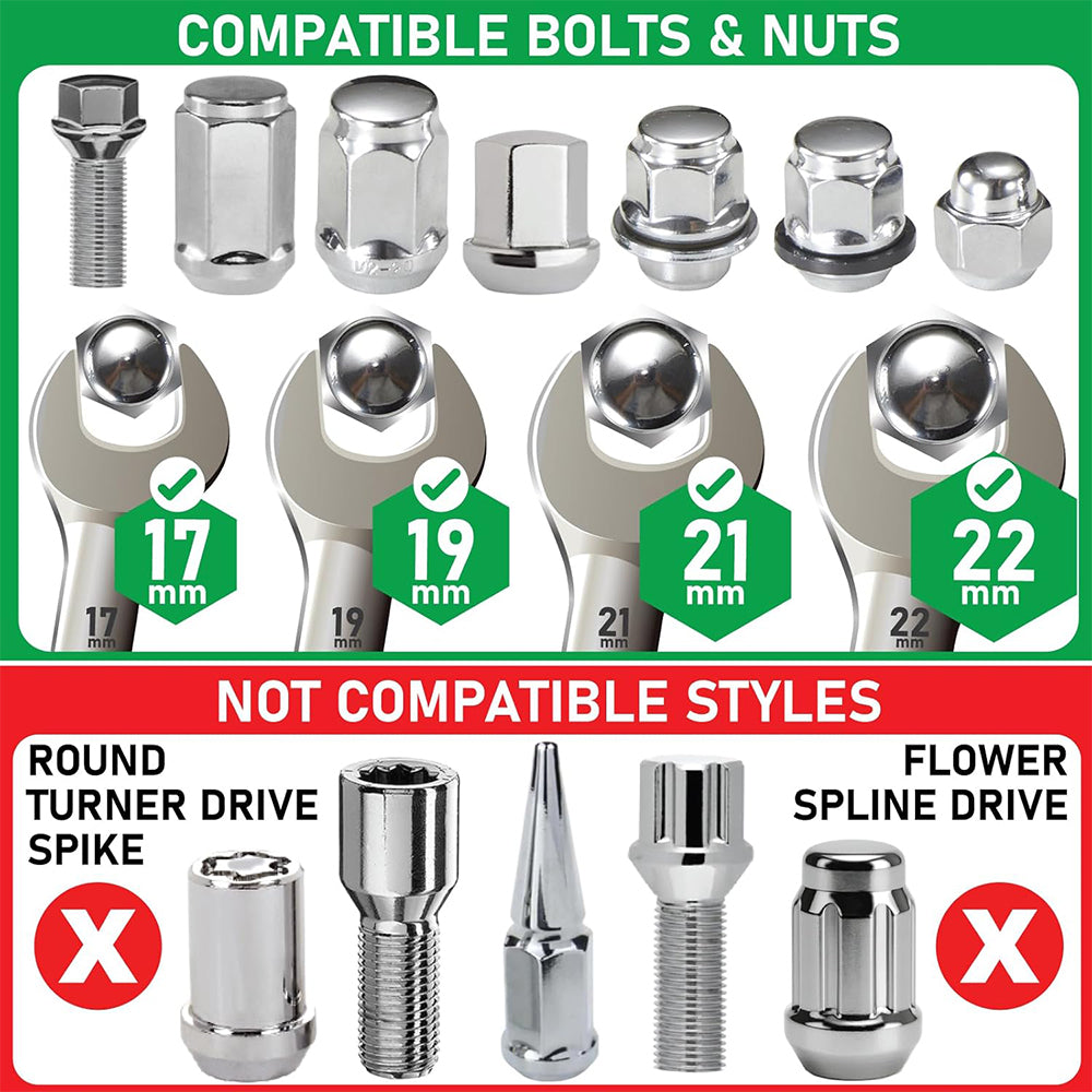 Lug Nut Remover For Damaged Bolts