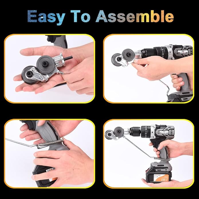 Metal Nibbler Drill Attachment