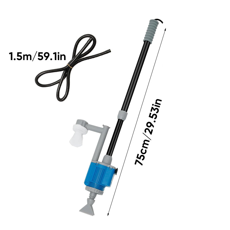 Electric Aquarium Gravel Cleaner with Filter