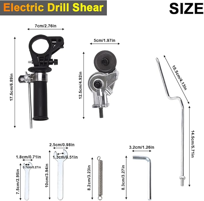 Metal Nibbler Drill Attachment