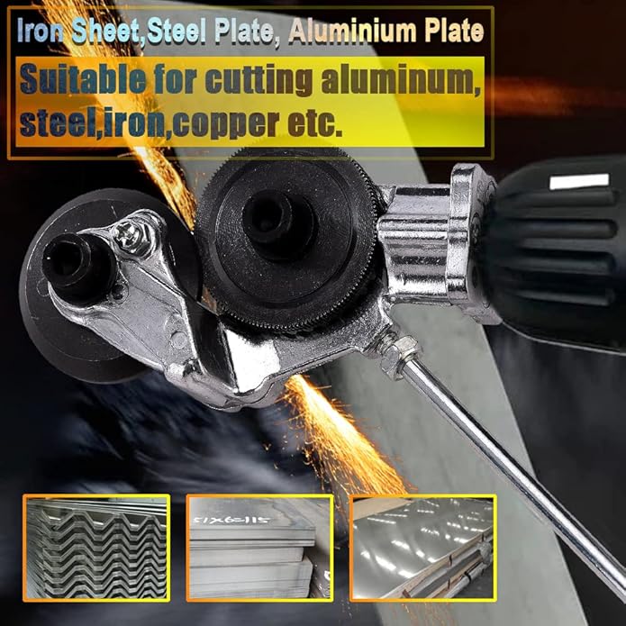 Metal Nibbler Drill Attachment
