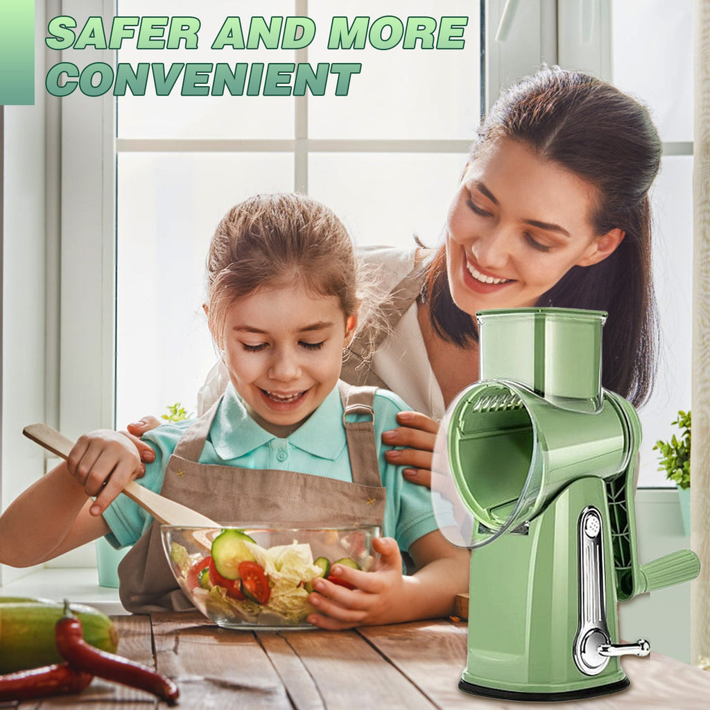 5 in 1 Rotary Cheese Grater Shredder