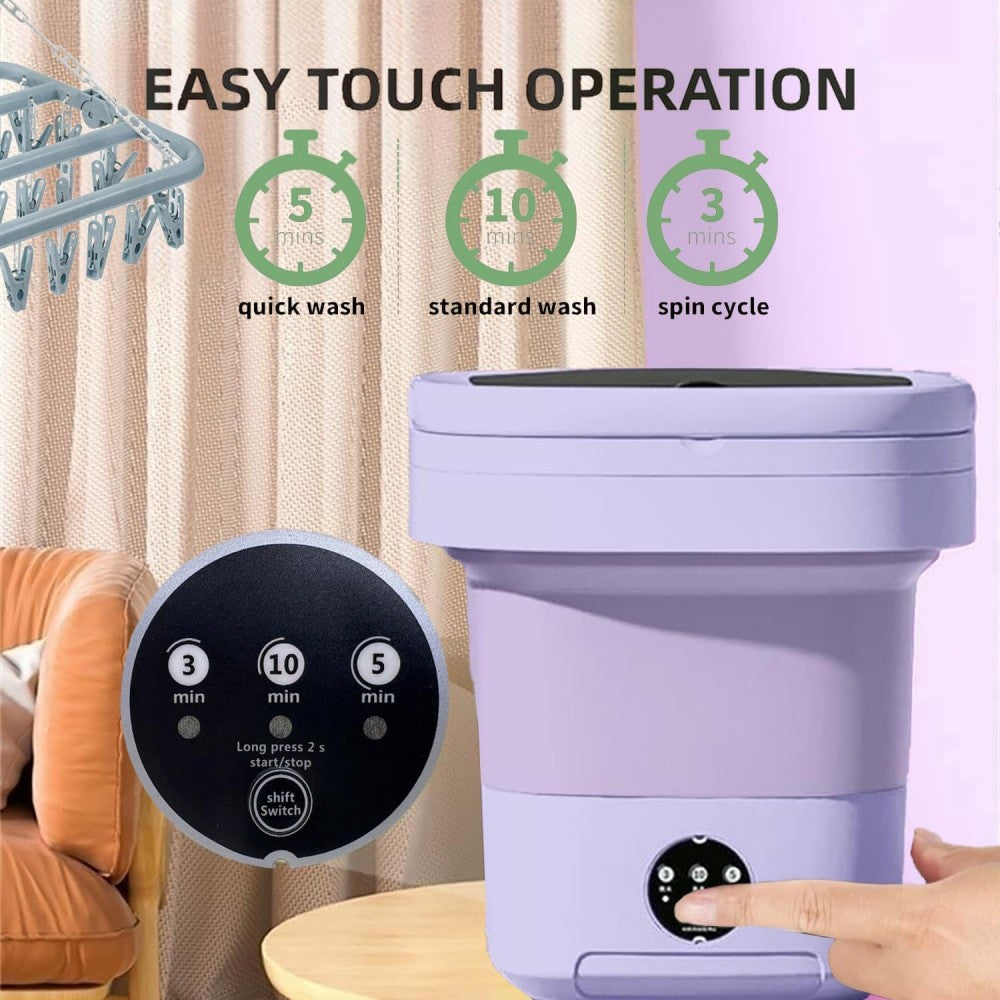 Foldable Portable Mini Washing Machine