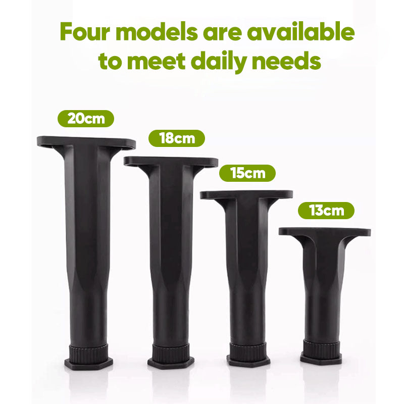 6 Pcs Adjustable Height Bed Support Legs