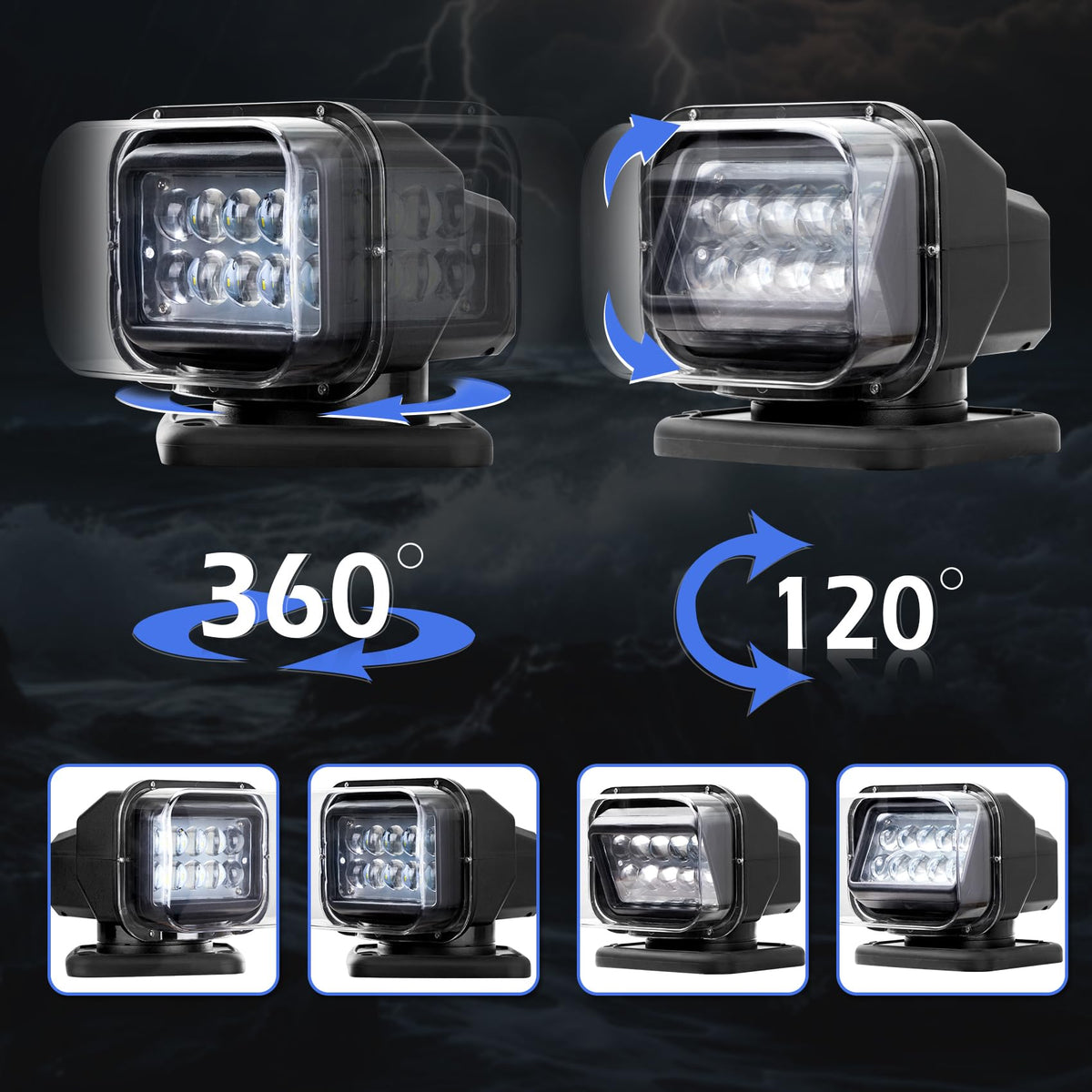 LED Spotlight with Remote