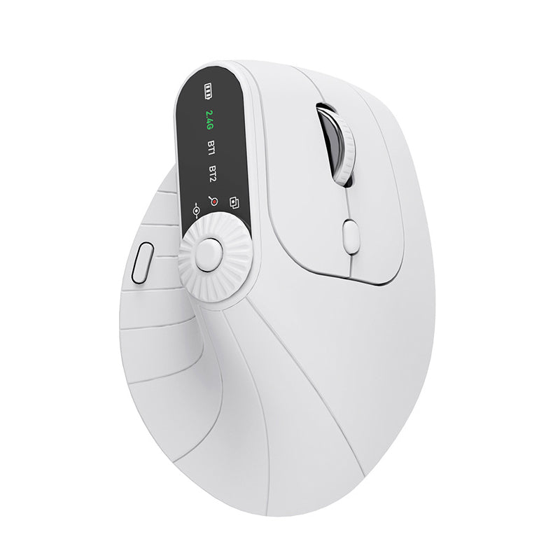Ergonomic Triple-Connect Wireless Mouse