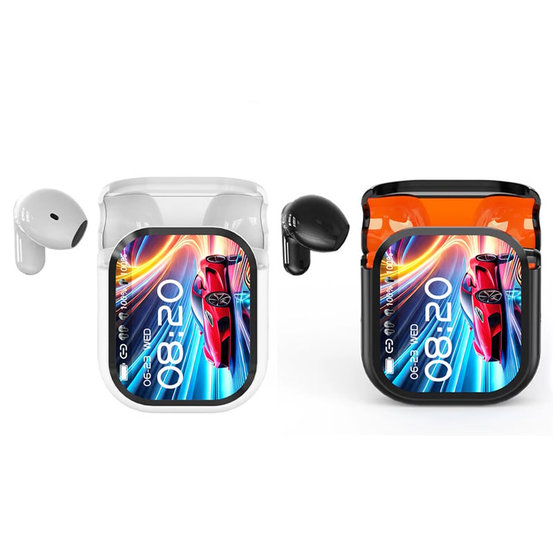 Color screen noise-canceling translation headphones