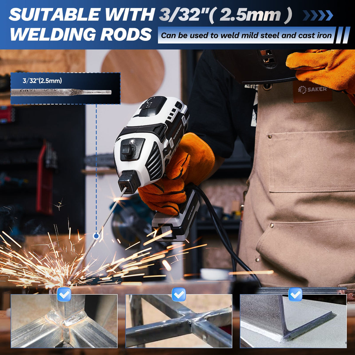 Welding Gloves – Heat-Resistant Accessories for Portable Welders