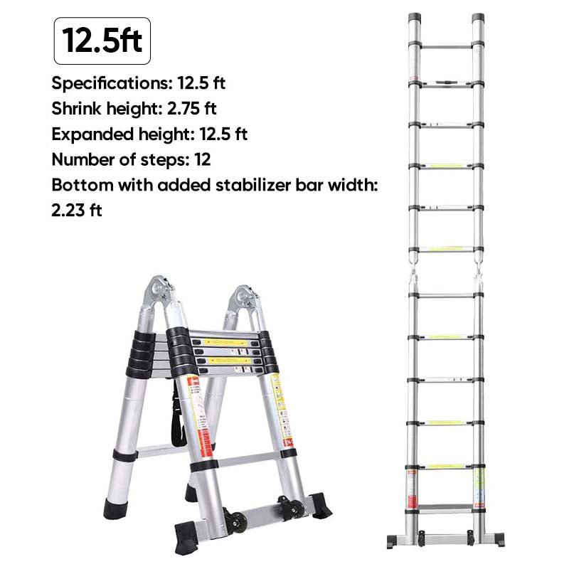 Portable Collapsible Extension Ladder